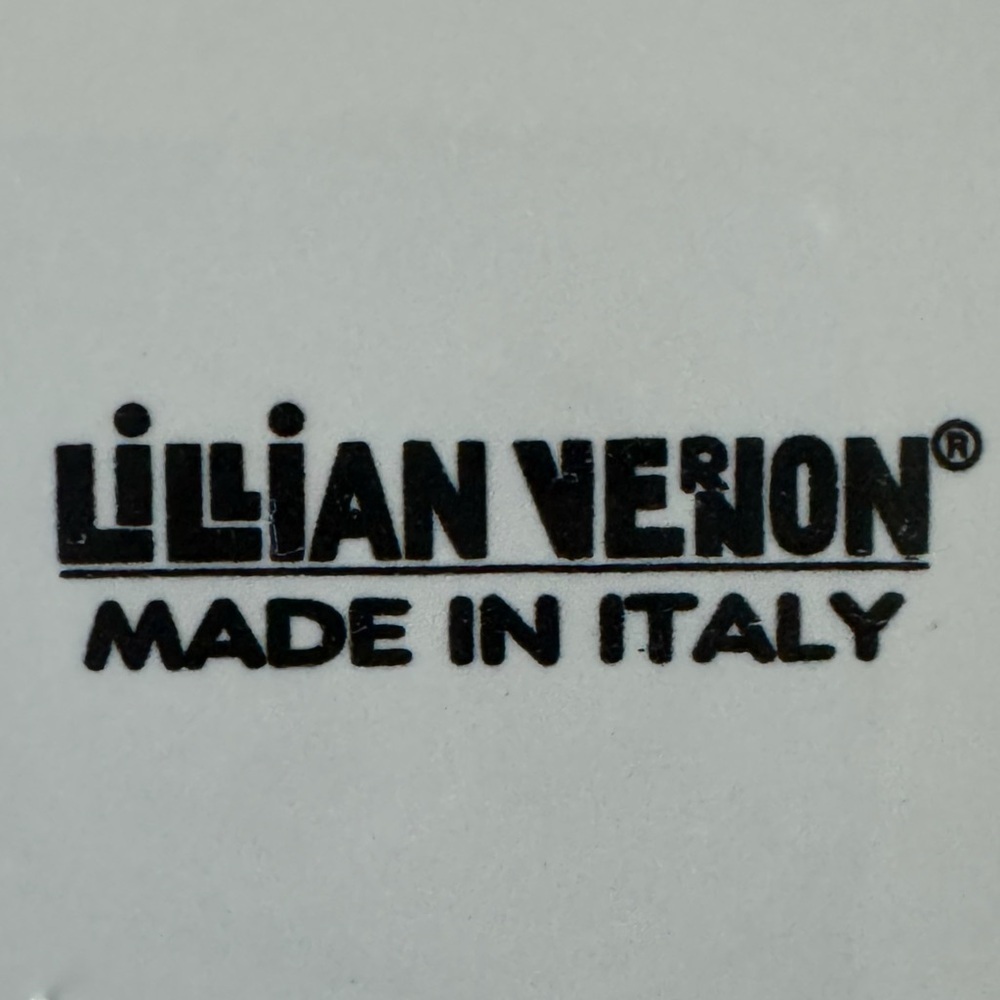 Lillian Vernon Made In Italy Yellow Birds Ceramic Decor Plate Painted Italian 9” - Picture 5 of 7